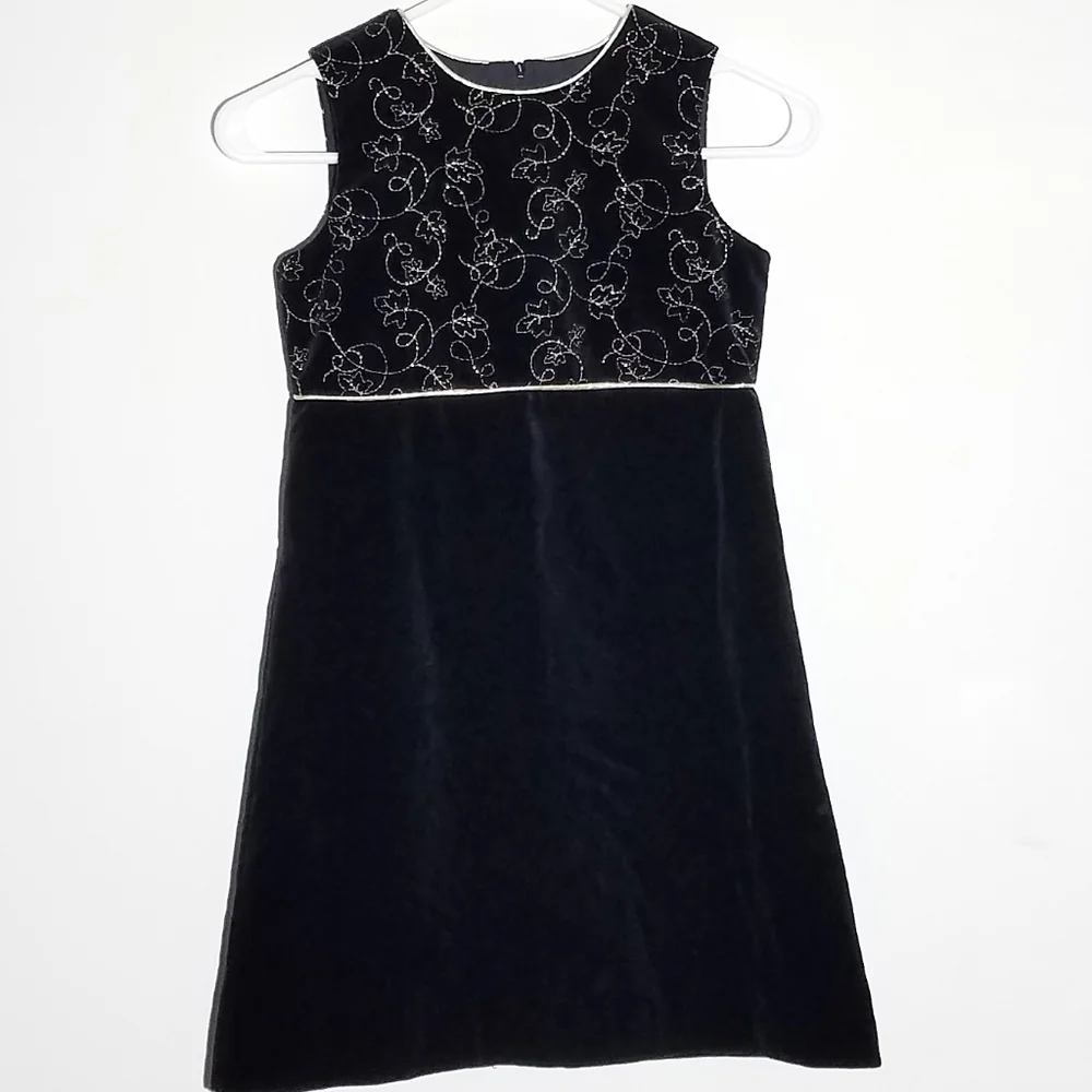 Vintage Therese Children's Collection Velvet Dress